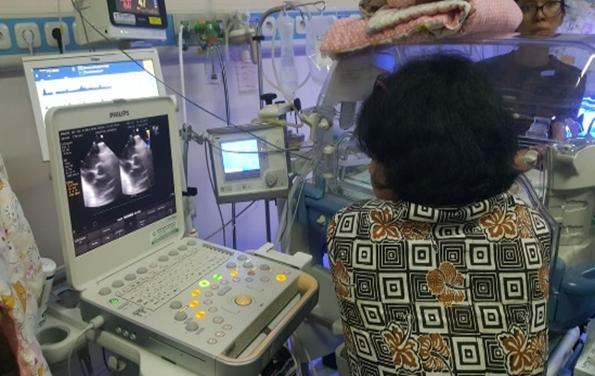 Echocardiografi on site